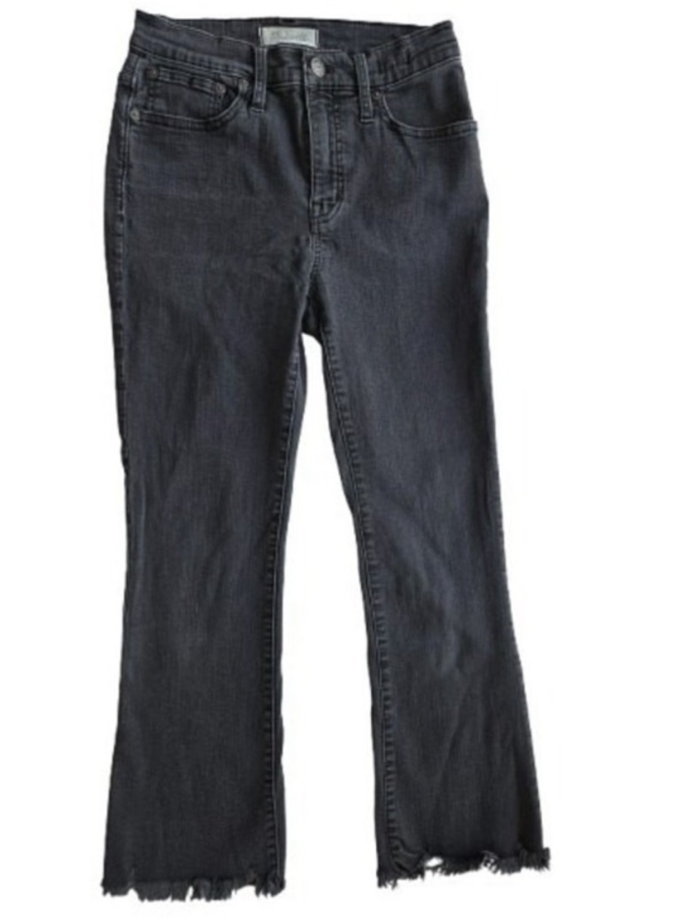 Madewell Cali Demi boot cut (frayed) denim